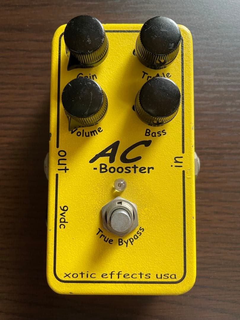 Xotic AC Booster 最初期型シリアル #0009 基板モールドなし